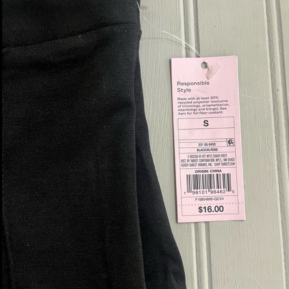Wild Fable High Rise Hot Shorts Womens Small Black Stretchy Side Zipper NWT - Picture 10 of 10